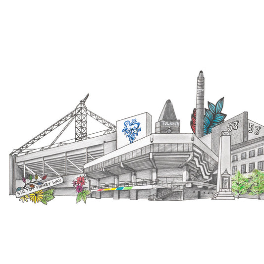 Preston Skyline Cityscape Print