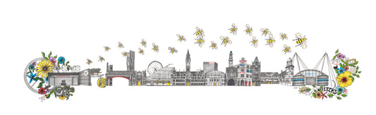 Original Manchester Skyline Cityscape
