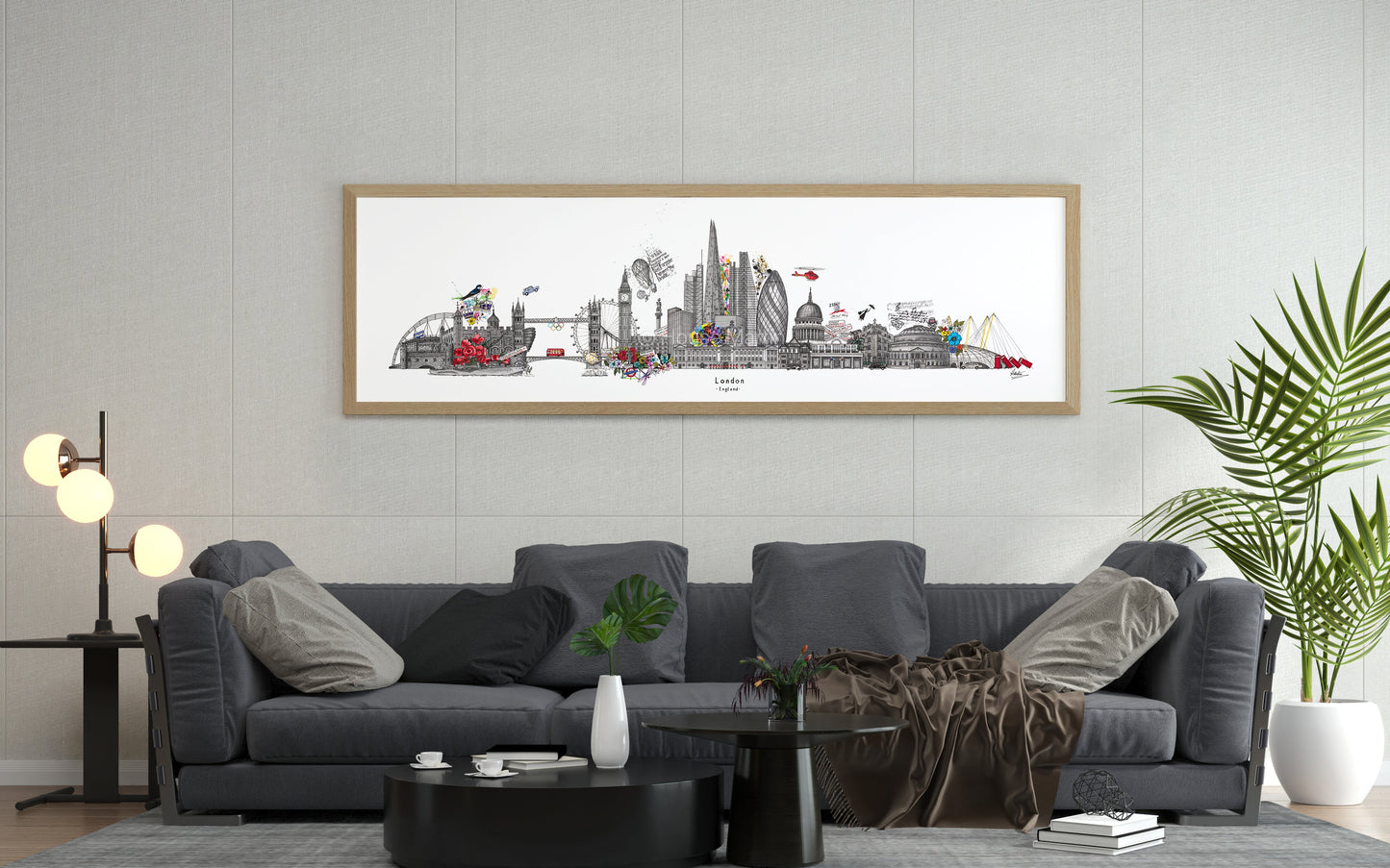Original London Skyline Cityscape
