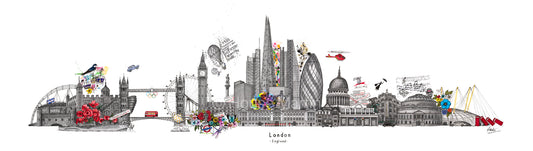 Original London Skyline Cityscape
